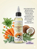 Aceite de zanahoria y coco