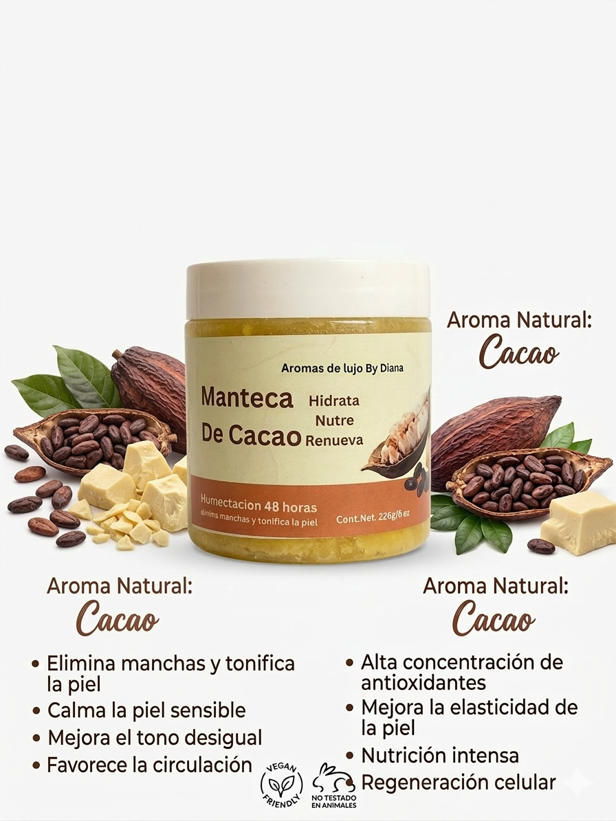 Manteca de cacao 100% natural